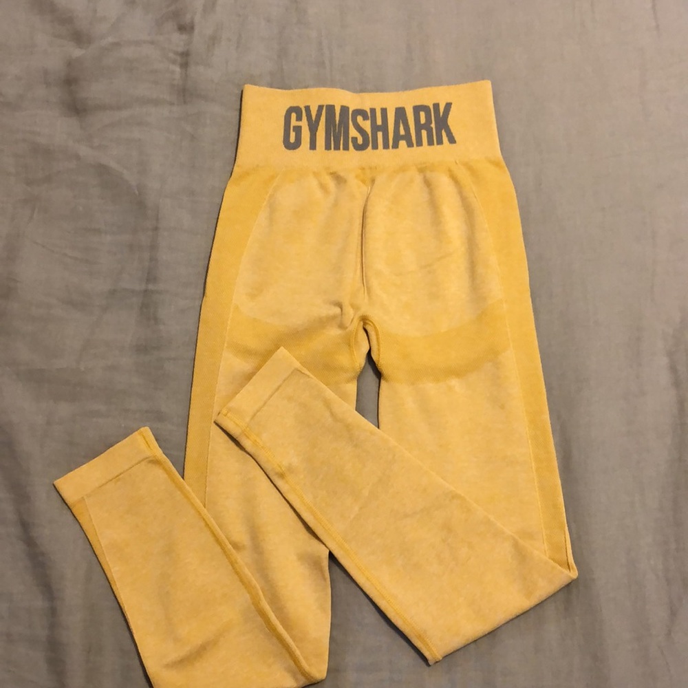 Gymshark Flex High Waisted Leggings - Yellow Marl